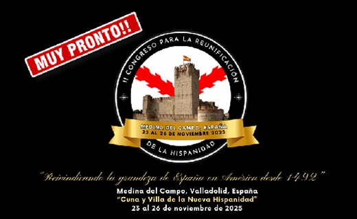 Cartel II Congreso Internacional para la reunificación de la Hispanidad ( PUEDE AMPLIARSE )